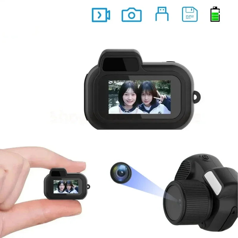 Mini Retro Keychain Camera